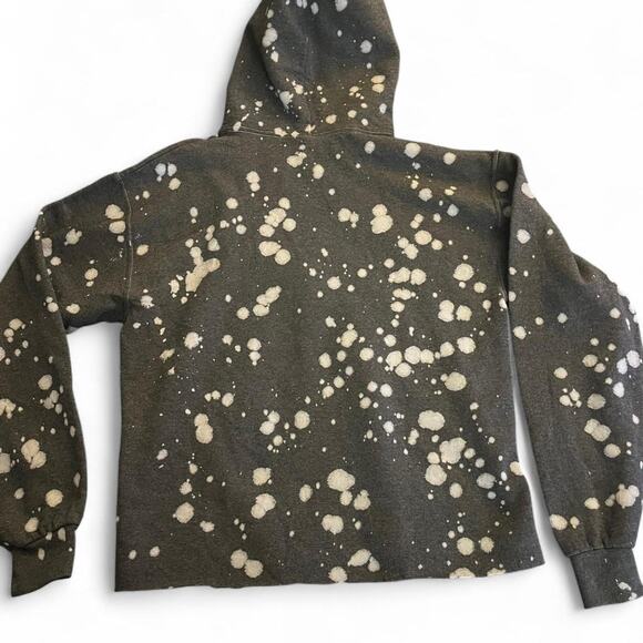 My Chemical Romance Grey and white Washed hoodie cropped Size M - Picture 2 of 2